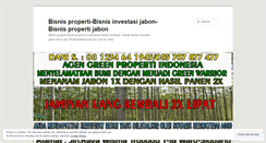 Desktop Screenshot of greenpropertiindonesia.wordpress.com