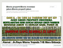 Tablet Screenshot of greenpropertiindonesia.wordpress.com