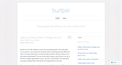 Desktop Screenshot of burtpei.wordpress.com