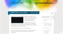 Desktop Screenshot of campuspride.wordpress.com