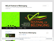 Tablet Screenshot of nclafestivalofbelonging.wordpress.com