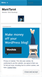 Mobile Screenshot of manitarot.wordpress.com