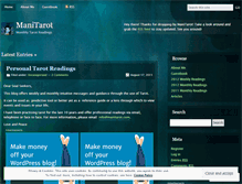 Tablet Screenshot of manitarot.wordpress.com