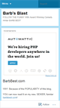 Mobile Screenshot of barbsblast.wordpress.com