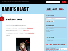 Tablet Screenshot of barbsblast.wordpress.com