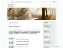 Tablet Screenshot of aneco.wordpress.com