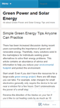 Mobile Screenshot of greenpower101.wordpress.com
