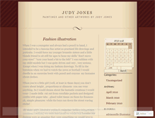 Tablet Screenshot of judyjonesart.wordpress.com
