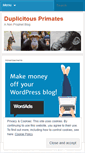 Mobile Screenshot of duplicitous46xyprimate.wordpress.com