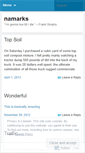 Mobile Screenshot of namarks.wordpress.com