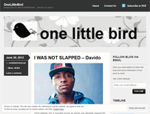 Tablet Screenshot of onelittlebirddotcom.wordpress.com