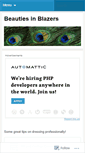 Mobile Screenshot of beautiezinblazers.wordpress.com