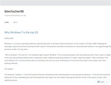 Tablet Screenshot of bberlacher88.wordpress.com
