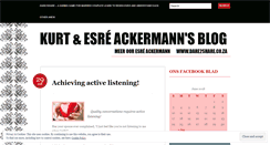 Desktop Screenshot of esreackermann.wordpress.com
