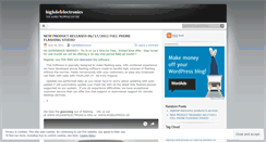 Desktop Screenshot of highdefelectronics.wordpress.com