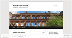 Desktop Screenshot of goingtolalaland.wordpress.com