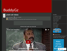 Tablet Screenshot of buddygz.wordpress.com