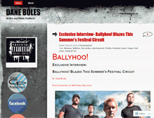 Tablet Screenshot of daneboles.wordpress.com