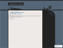 Tablet Screenshot of chelsing.wordpress.com