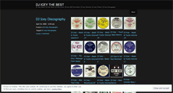 Desktop Screenshot of djicey.wordpress.com