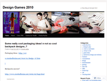 Tablet Screenshot of designgames10.wordpress.com