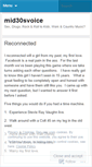 Mobile Screenshot of mid30svoice.wordpress.com