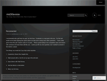 Tablet Screenshot of mid30svoice.wordpress.com