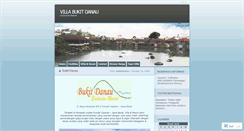 Desktop Screenshot of bukitdanau.wordpress.com