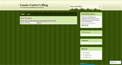 Desktop Screenshot of cassiecarter.wordpress.com
