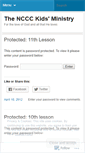 Mobile Screenshot of nccckidsministry.wordpress.com