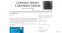 Desktop Screenshot of corporealgloom.wordpress.com
