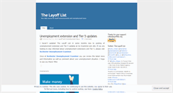 Desktop Screenshot of layofflist.wordpress.com