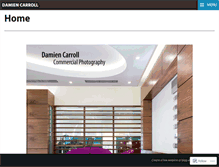 Tablet Screenshot of damiencarrollphotography.wordpress.com