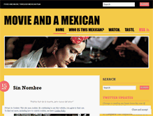 Tablet Screenshot of movieandamexican.wordpress.com