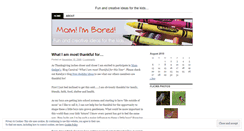 Desktop Screenshot of momimbored.wordpress.com