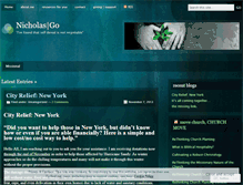 Tablet Screenshot of nicholascarman.wordpress.com