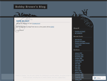 Tablet Screenshot of bobbybrownphotography.wordpress.com
