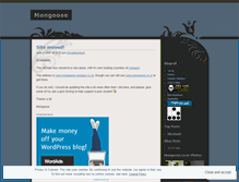 Tablet Screenshot of mongoose123.wordpress.com