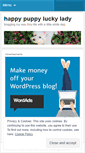 Mobile Screenshot of happypuppyluckylady.wordpress.com