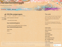 Tablet Screenshot of handarbeitsbloeggle.wordpress.com