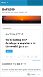 Mobile Screenshot of befit360.wordpress.com
