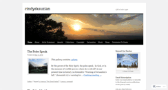 Desktop Screenshot of cindyeksuzian.wordpress.com