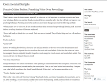 Tablet Screenshot of commercialscripts.wordpress.com