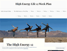 Tablet Screenshot of highenergyfitness.wordpress.com