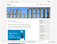 Tablet Screenshot of latin1.wordpress.com