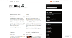 Desktop Screenshot of beblogyoga.wordpress.com