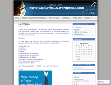 Tablet Screenshot of carlosvirtual.wordpress.com