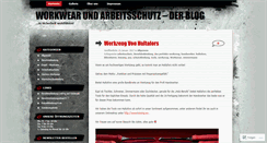 Desktop Screenshot of berufsbekleidung.wordpress.com