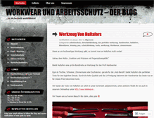 Tablet Screenshot of berufsbekleidung.wordpress.com