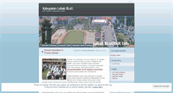 Desktop Screenshot of kabupatenlebak.wordpress.com